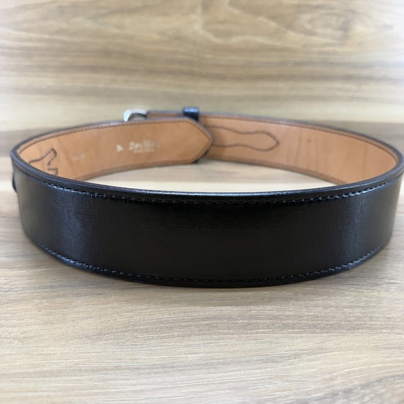 DON HUME Duty Belt 34 Black Leather 2.25 in Oklahoma USA Made - Picture 4 of 8